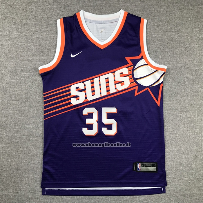 Maglia Bambino Phoenix Suns Kevin Durant #35 Icon 2023-24 Viola